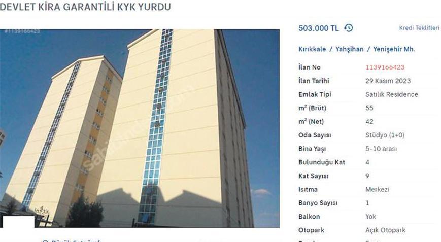 KYK’ya Kiralanan Yurtlar Satılık - Haberler Milliyet