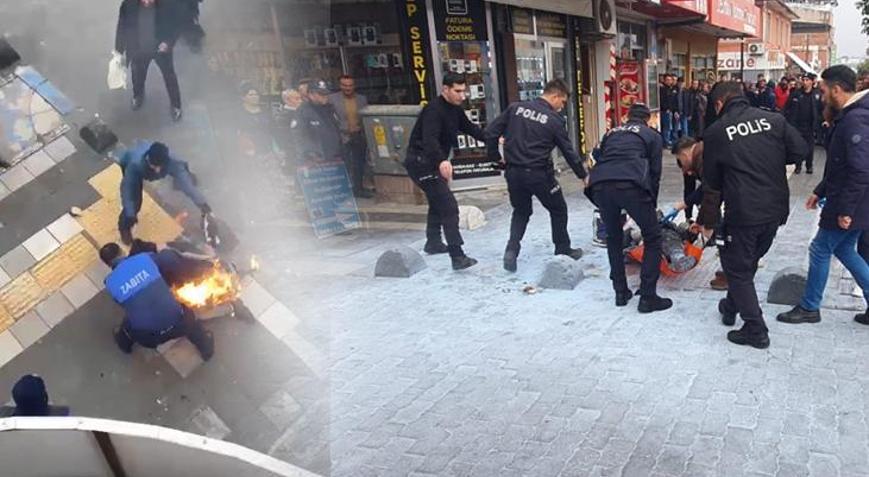 Tokatta kendini ateşe veren seyyar satıcıya ilişkin belediyeden açıklama