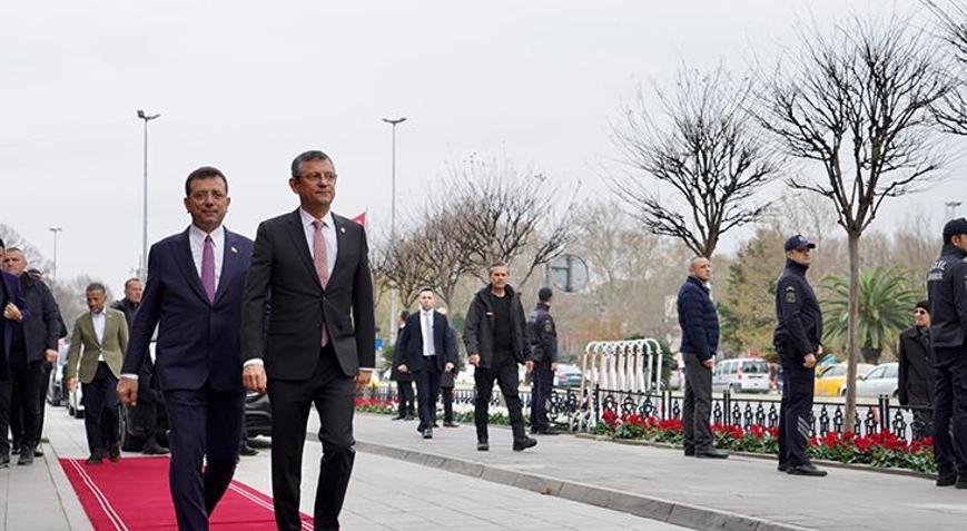 CHP Genel Başkanı Özelden İmamoğluna ziyaret