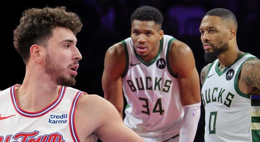 Alperen Şengünün çabası Houston Rocketsa yetmedi Damian Lillard alev aldı