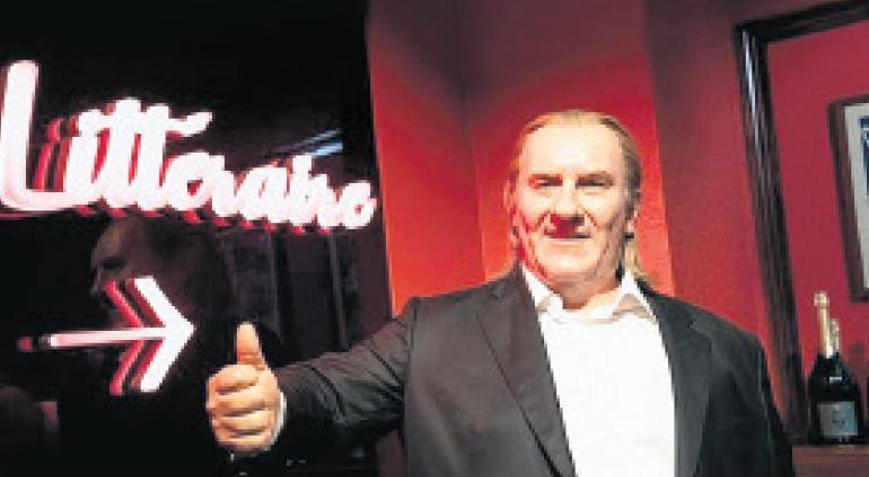 Depardieu heykeli kaldırıldı