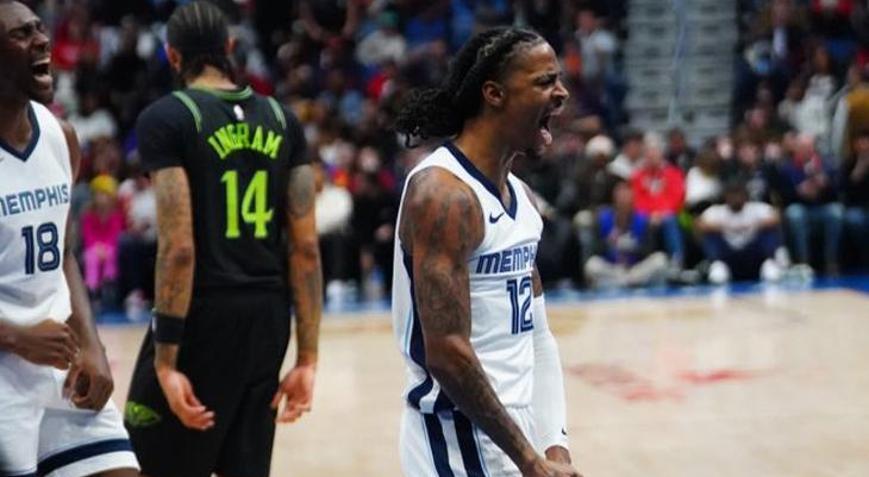 Ja Morantin muhteşem geri dönüşü Son saniye basketiyle Memphise galibiyeti getirdi