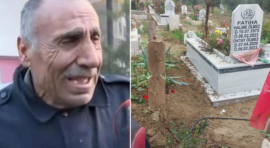 Cebinde bisküvi ile enkaz başında çocuklarını beklemişti Hayatını kaybetti