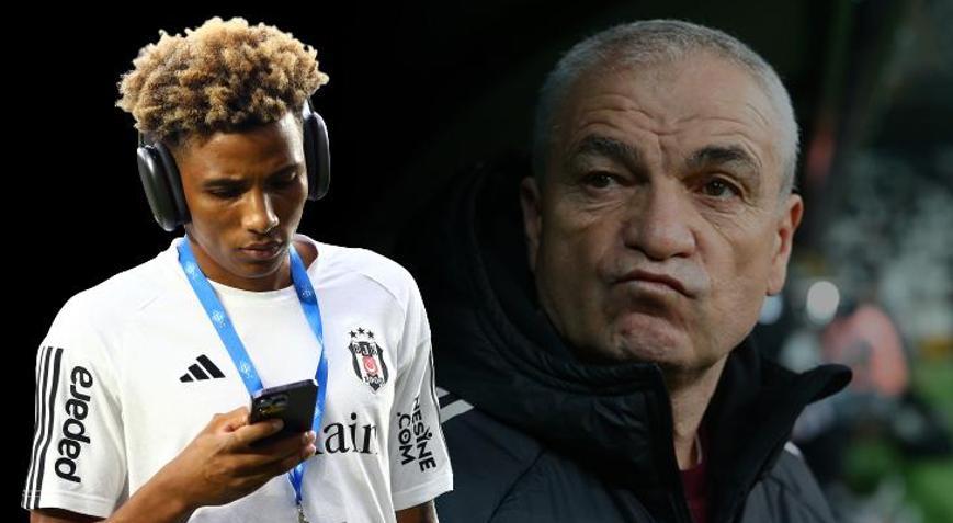 Beşiktaşta Rıza Çalımbaydan oyuncularına tepki Gedson oynayabilirdi