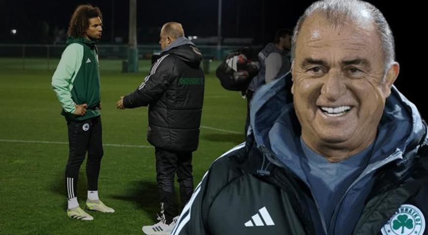 Fatih Terimden Panathinaikosta Şampiyonlar Ligi mesajı Arkamdan bir şey söylenmesini istemiyorum