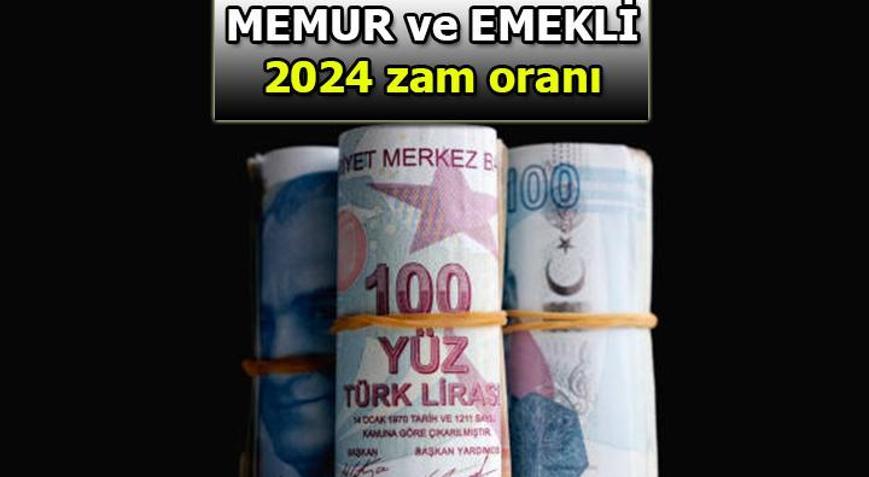 Memur ve emekli 2024 zam oranı açıklandı 6 Aylık Enflasyon ardından 2024 Ocak Memur ve emekli maaşı ne kadar oldu
