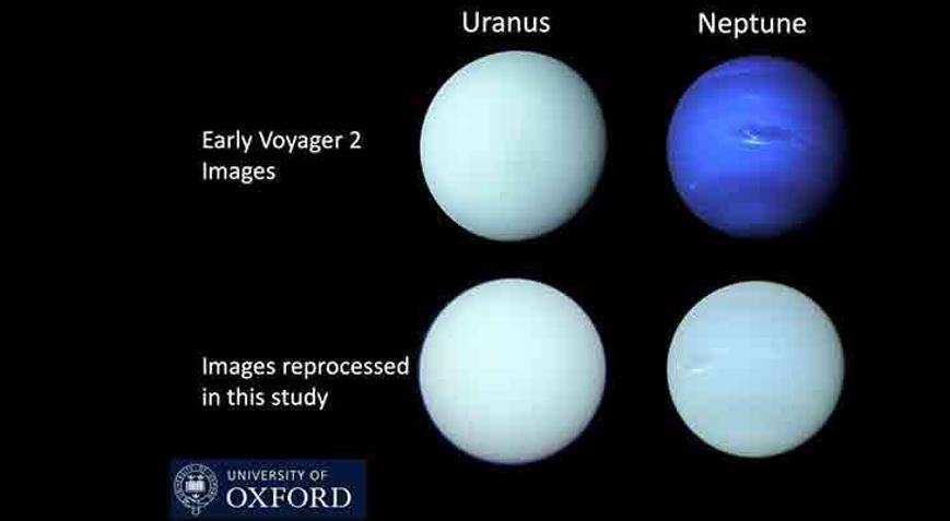 Yeni araştırma Neptün ve Uranüs’ün gerçek renklerini ortaya çıkardı