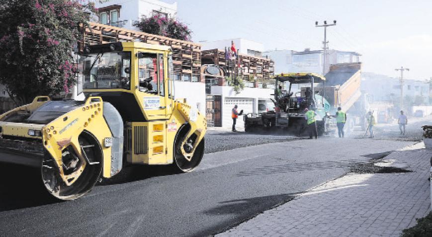 Bodrum yollarına 131 milyonluk bakım