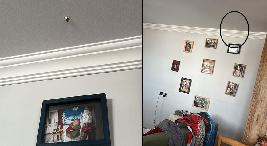 Bursada akılalmaz olay Yorgun mermi çocuk odasına düştü
