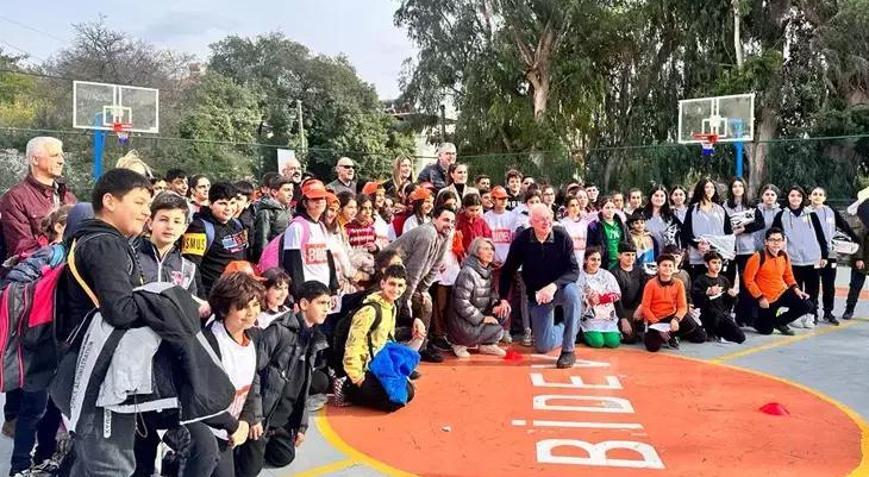 BİDEVden Samandağa basketbol sahası