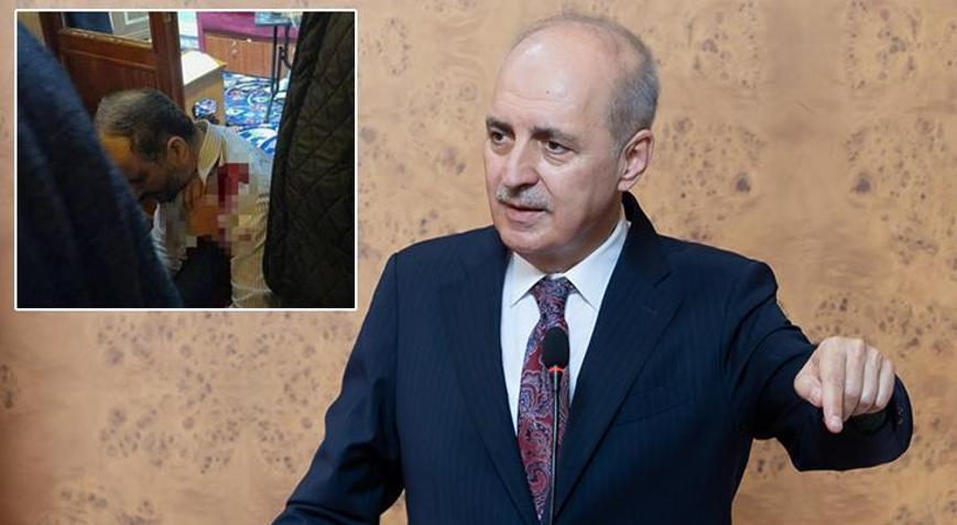 Fatih Camiindeki saldırıya ilişkin TBMM Başkanı Kurtulmuştan son dakika açıklaması