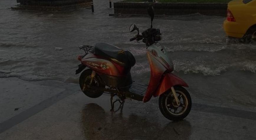 Çanakkalede motokurye kararı Hava şartları nedeniyle yasak geldi