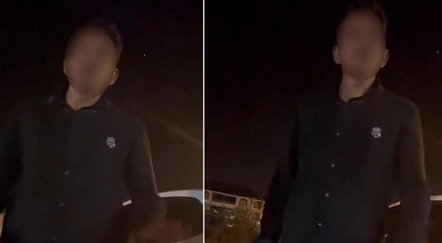 Arabasını çalışır vaziyette bırakıp markete gitti, döndüğünde araçta başkasını gördü