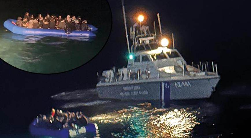 Göçmenlerin imdadına Türk Sahil Güvenlik ekipleri yetişti Yunan botundan insanlık dışı muamele