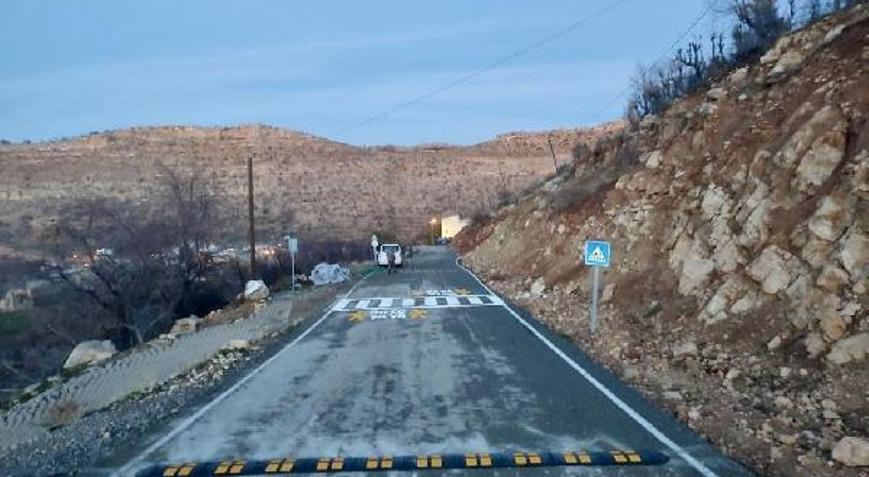 Batmanda 35 köy yoluna Önce yaya işareti çizildi