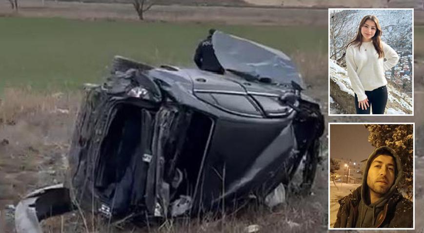 Eskişehirde feci kaza Araçtaki 2 kişi hayatını kaybetti
