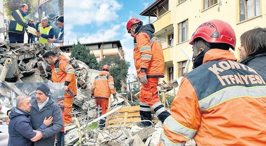 Konya Büyükşehir Hatay’da yaptığı çalışmalarla örnek oldu