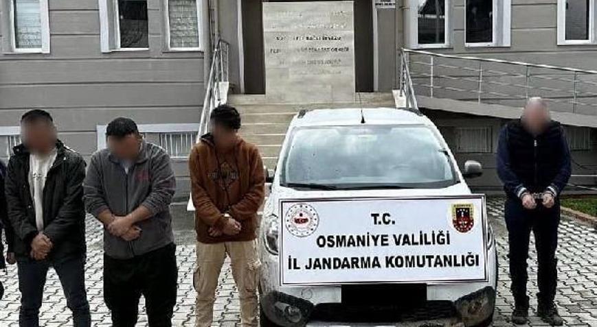 Osmaniye’de Afganistan uyruklu 3 kaçak göçmen yakalandı