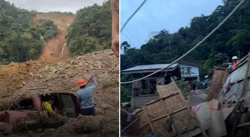 Filipinlerde toprak kayması: 45 yaralı, 41 kayıp