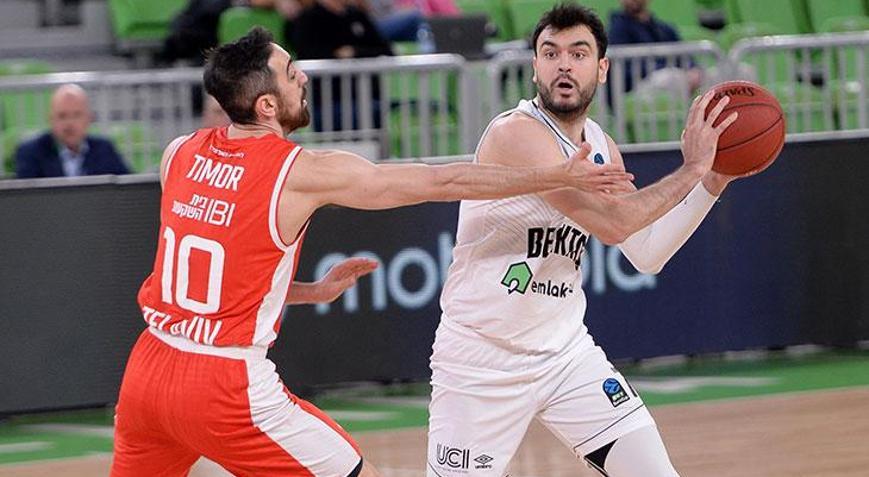 Beşiktaş Emlakjet, Hapoel Tel Avive farklı mağlup oldu