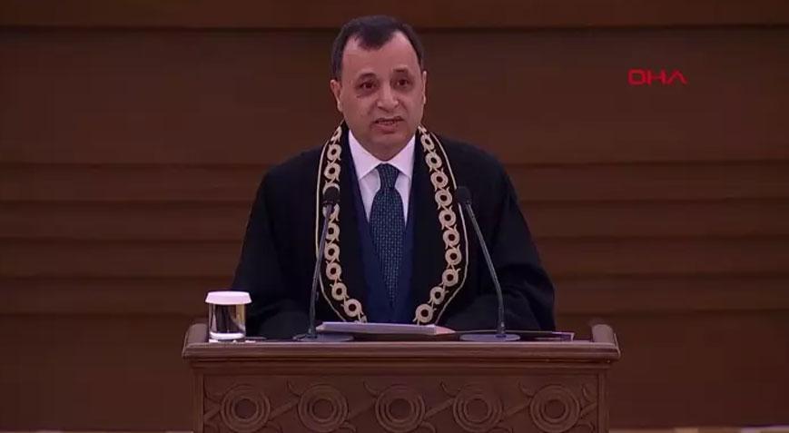 AYM Başkanı Arslan: 153ncü maddeye göre kesin olup gerçek ve tüzel kişileri bağlar