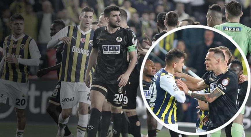Fenerbahçede Cengiz Ünder çok sinirlendi Ortalık karıştı, kartlar havada uçuştu