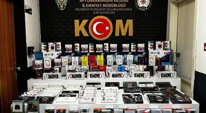 Afyonkarahisarda kaçakçılık operasyonu