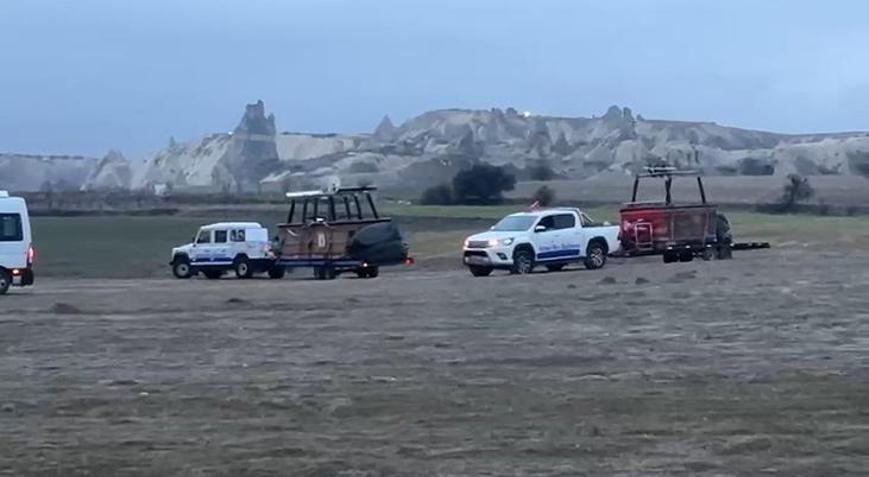 Kapadokyada sıcak hava balonu uçuşlarına olumsuz hava etkisi