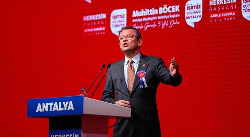 CHP lideri Özel: Türkiye İttifakı bütün herkesten oy alıyor