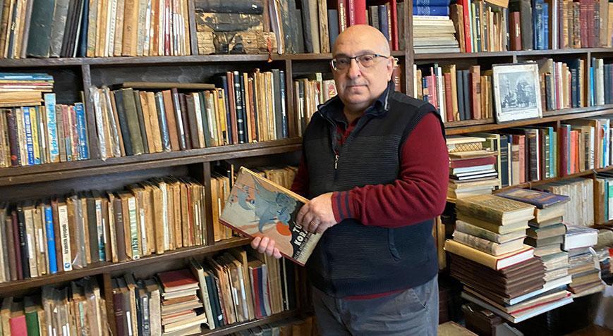40 yıldır sahaflık yapan Emin Nedret İşli: Kitap okumayan sahaf olamaz