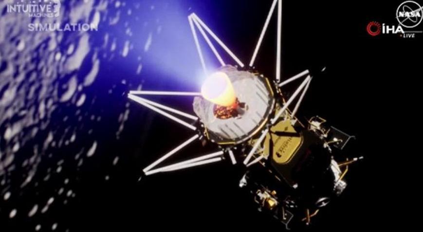 Bir ilk gerçekleşti Nova-C uzay aracı Ay yüzeyine indi