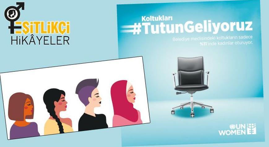 Eşit katılım için #tutungeliyoruz