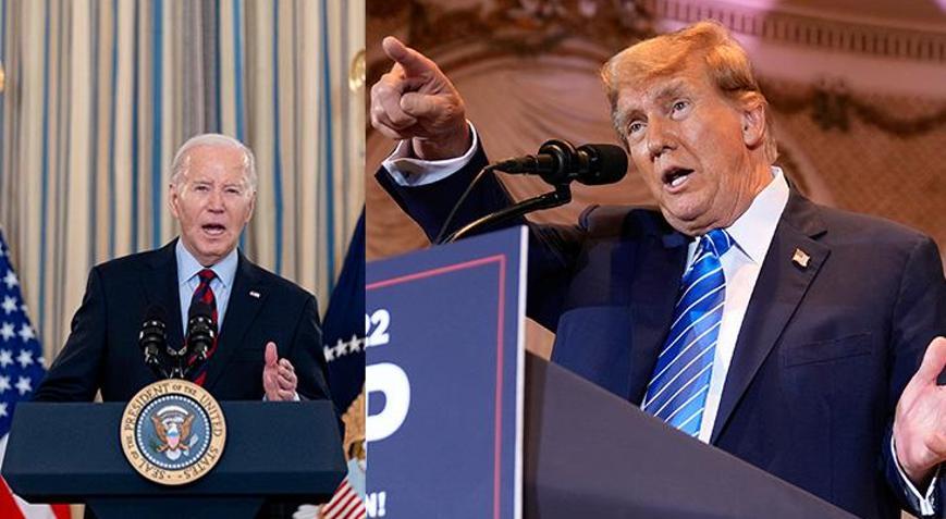 Süper Salının kazananları Biden ve Trump oldu