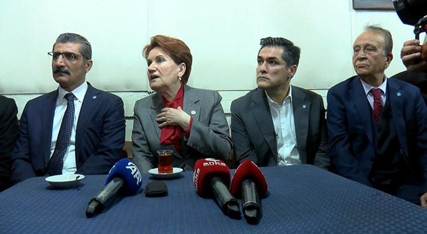 Akşener: Türkiyede konuşulanlara bakıyorum bütün dert İYİ Parti