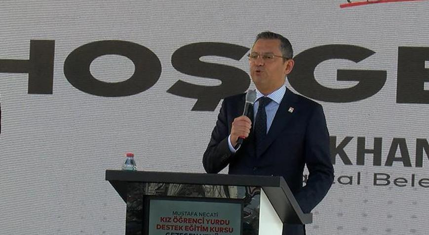 CHP lideri Özel: Türkiyede belediyelerimiz tam 64 tane yurt açtı