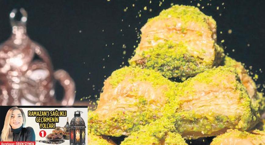 1 dilim baklava 1 saat yürüyüş