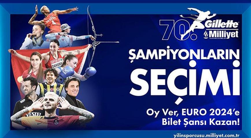 70. Gillette Milliyet Yılın Sporcusu Ödülleri’nde halk oylaması için start verildi
