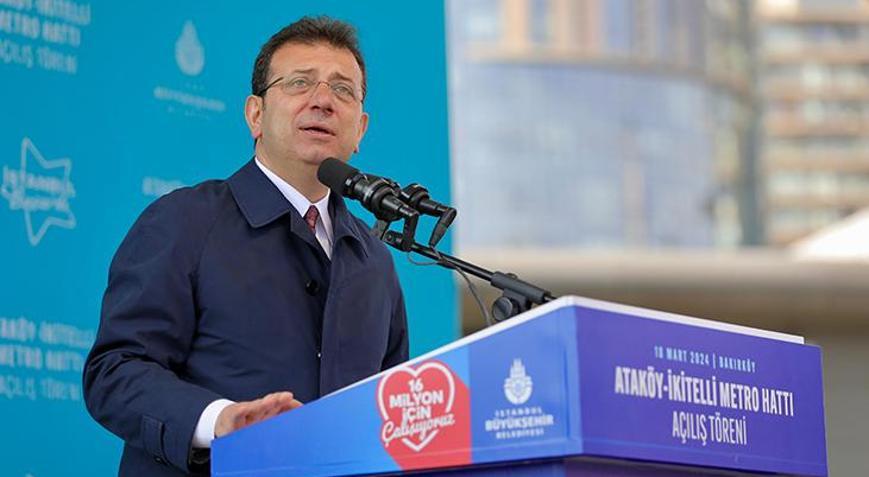 İmamoğlu: 10 yılda İstanbula 50 yıla bedel iş yapacağız