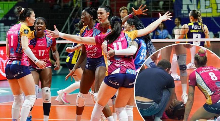 Fenerbahçeyi eledi, sevinirken sahada bayıldı
