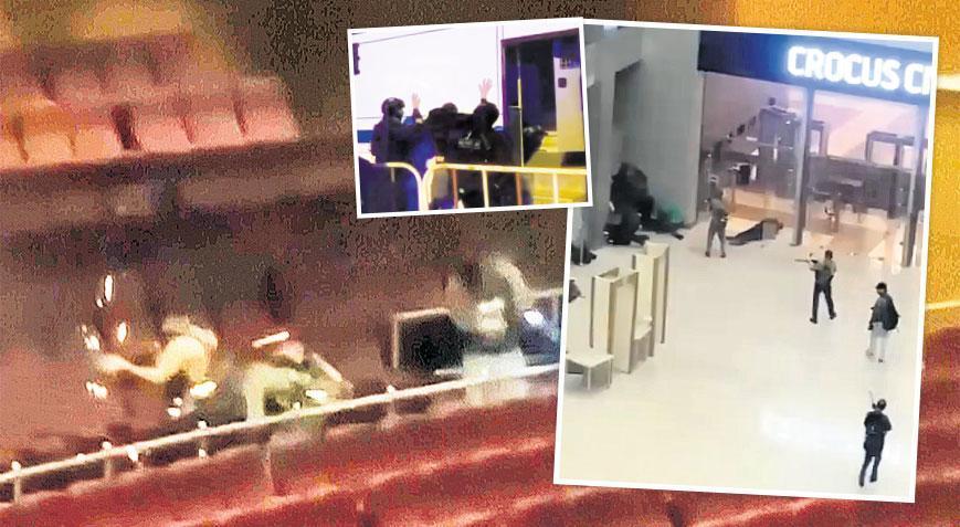 Rusyada kanlı gece Konserde katliam