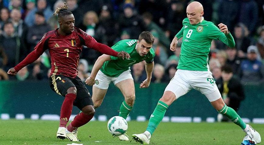 İrlanda - Belçika maçında dostluk kazandı