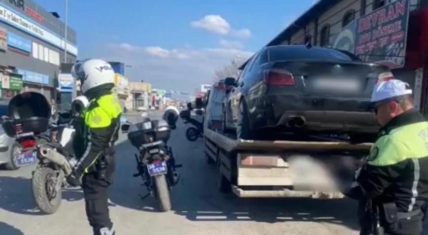 Drift yapt�lar �yle bir ceza kesildi ki...