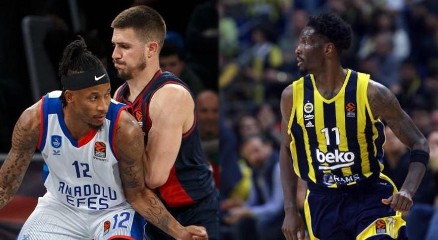 EuroLeaguede 32. hafta sona erdi Fenerbahçe ve Anadolu Efesten kritik galibiyetler