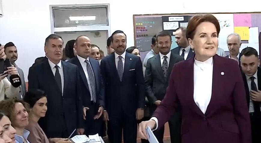 Meral Akşener Ankarada oy kullandı