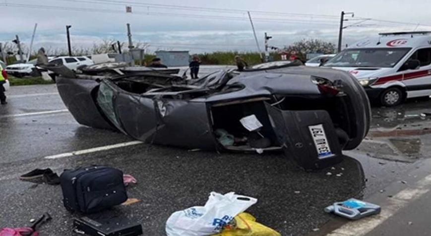 Malatyada korkunç kaza Otomobil kontrolden çıktı: 7 yaralı
