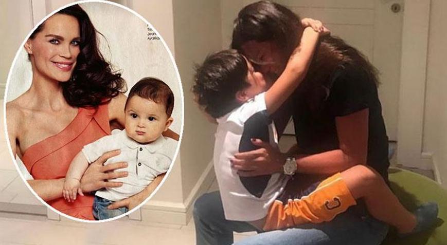Ebru Şallı minik oğlu Parsı andı: Ben hep ama hep seninleyim