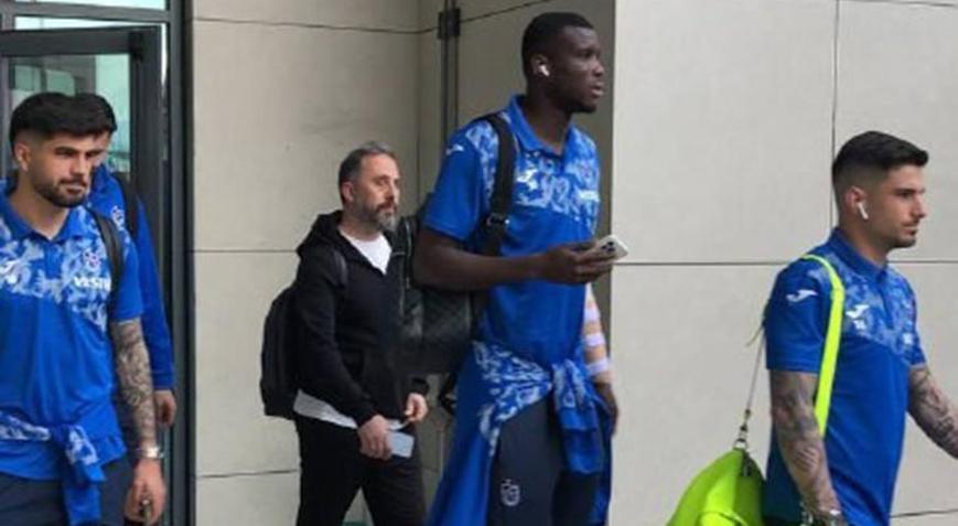 Trabzonspor kafilesi, Kayseriye gitti