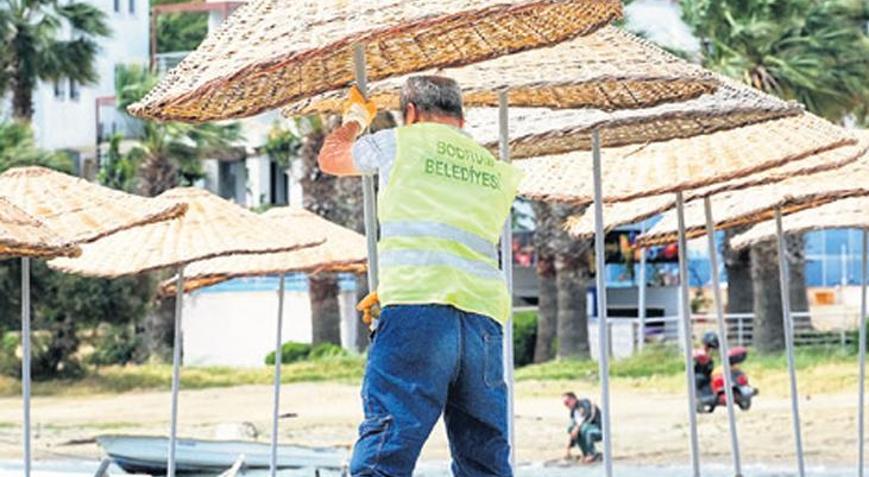 Halk plajlarında yaza hazırlık