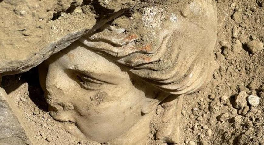 Denizlide bir eser daha ortaya çıktı Tam 2 bin 100 yıl sonra güneşi gördü