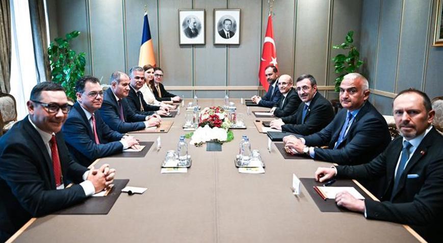 Cumhurbaşkanı Yardımcısı Yılmaz, Romanya Başbakan Yardımcısı ile görüştü